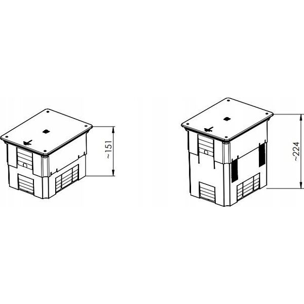 Pawbol Puszka Pawbol R.8147 do złącza odgromowego IP20 pomarańczowa/szara 13582318 5902983364399