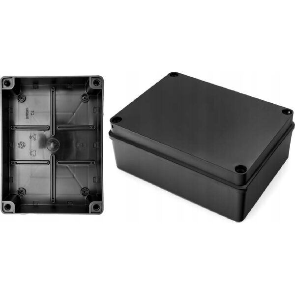 Pawbol Puszka instalacyjna Pawbol S-BOX S-BOX 516CZ bezhalogenowa, bez dławików 240x190x90, IP65, IK08 czarna 13582328 5901350826324