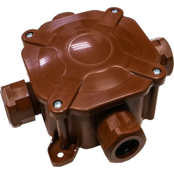 Pawbol Puszka instalacyjna Pawbol A.0035BR PG16/5x4 mm2, IP67 brązowa 13583166 5901350843192