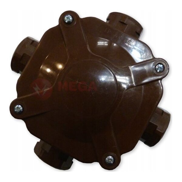 Pawbol Puszka instalacyjna Pawbol A.0035BR PG16/5x4 mm2, IP67 brązowa 13583166 5901350843192