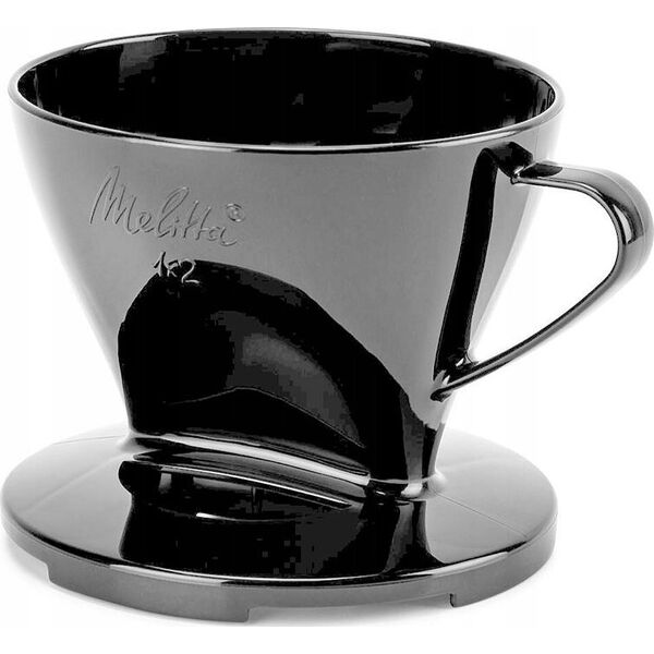 Melitta Melitta - Plastikowy dripper do kawy 1x2 Czarny 13583600 4006508217557