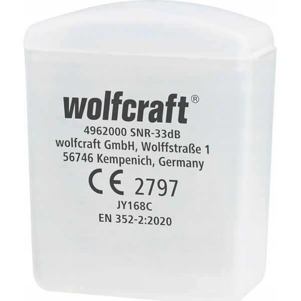 Wolfcraft Stopery do uszu Wolfcraft - na żyłce, 33 db 13603302 4006885496200