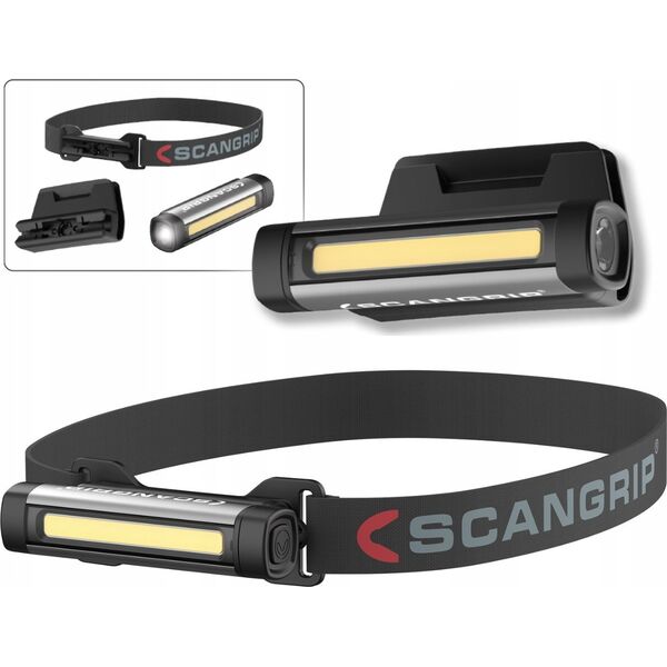 Scangrip Latarka czołowa FLEX WEAR - opaska na głowę i mocowanie czapki FLEX WEAR KIT 03.5811 13605063 5708997358115