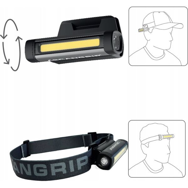 Scangrip Latarka czołowa FLEX WEAR - opaska na głowę i mocowanie czapki FLEX WEAR KIT 03.5811 13605063 5708997358115