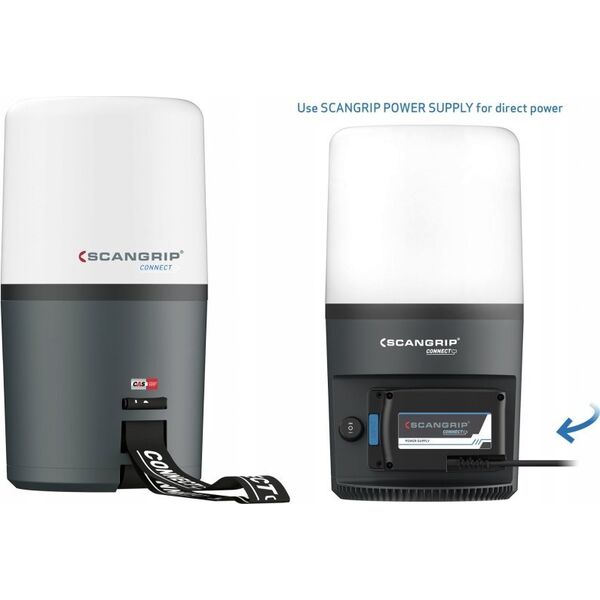 Scangrip Nieoślepiająca akumulatorowa lampa robocza 360 stopni 6000 lm AREA 6 CONNECT 03.6108C 13605066 5708997006740