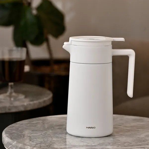 Hario Hario - Serwer termiczny z ceramiczną powłoką biały 600ml 13607116 4977642221864