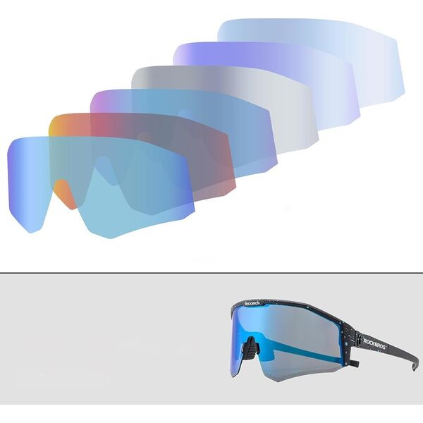 RockBros Okulary rowerowe z polaryzacją i filtrem UV 400 czarne Okulary rowerowe z polaryzacją i filtrem UV 400 czarne 13607804 5907769312373