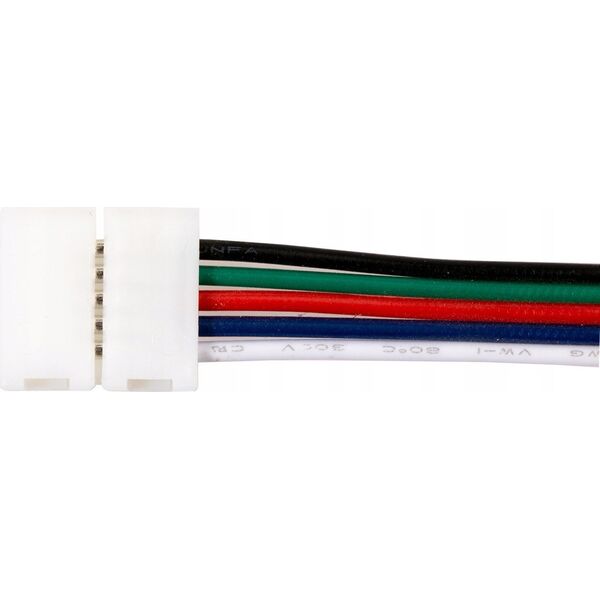 ECOLIGHT2 Eco Light EC79630 złączka do taśm LED RGB jednostronna z przewodem 13615423 5901986796305