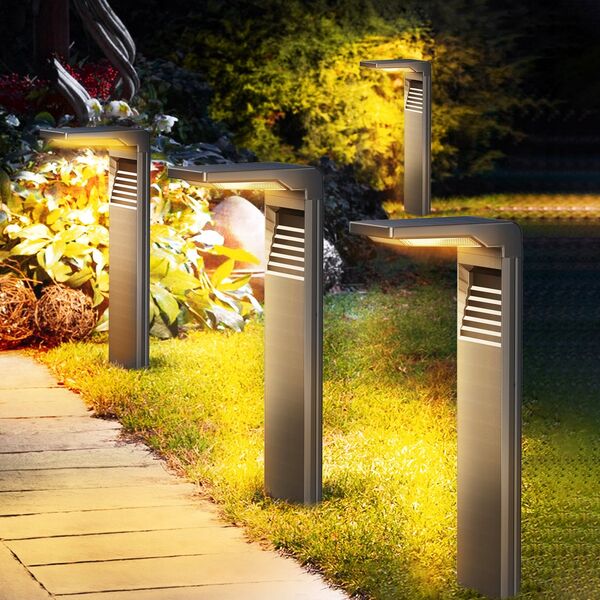 ECOLIGHT2 Ecolight SSO-2 EC20113 słupek ogrodowy zewnętrzny solarny 1x2W LED 4000K IP65 czarny 13615434 5905036201139