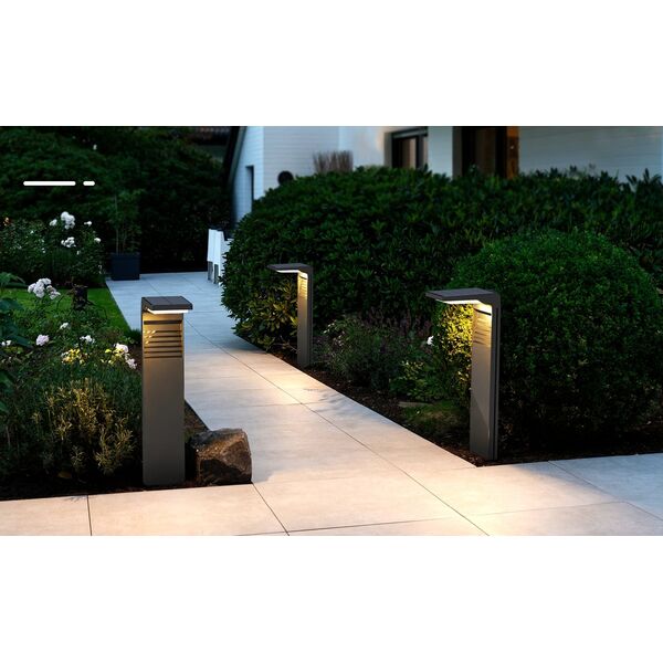 ECOLIGHT2 Ecolight SSO-2 EC20113 słupek ogrodowy zewnętrzny solarny 1x2W LED 4000K IP65 czarny 13615434 5905036201139