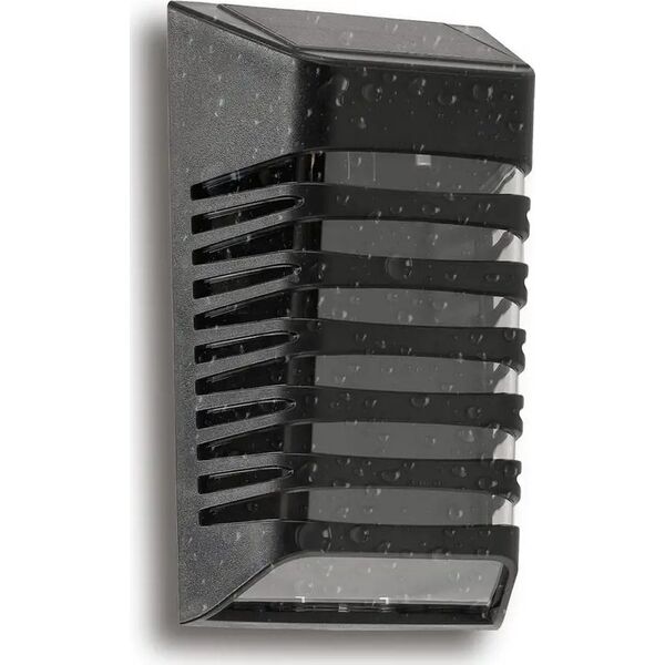 Kinkiet ECOLIGHT2 Oprawa solarna Ecolight SOE-2 EC20116 kinkiet zewnętrzny oprawa ścienna 1x0.25W LED 4000K czarna 13615441 5905036201160