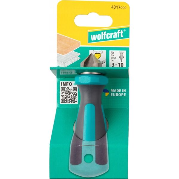 Wolfcraft Pogłębiacz ręczny ERGO 19 mm Wolfcraft 13615837 4006885431706