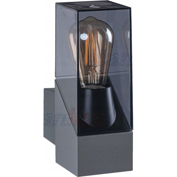 Kinkiet Kanlux Kanlux Laven 36548 kinkiet ogrodowy IP44 1x10W E27 grafitowy 13616714 5905339365484
