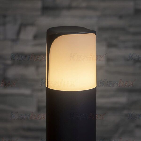 Kanlux Kanlux Preso 36542 lampa stojąca ogrodowa zewnętrzna IP44 1x10W E27 grafitowa 13616720 5905339365422