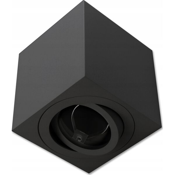 Lampa sufitowa LVT LVT 0938 lampa sufitowa oprawa natynkowa spot 1x35W GU10 czarne 13616721 5908263384538