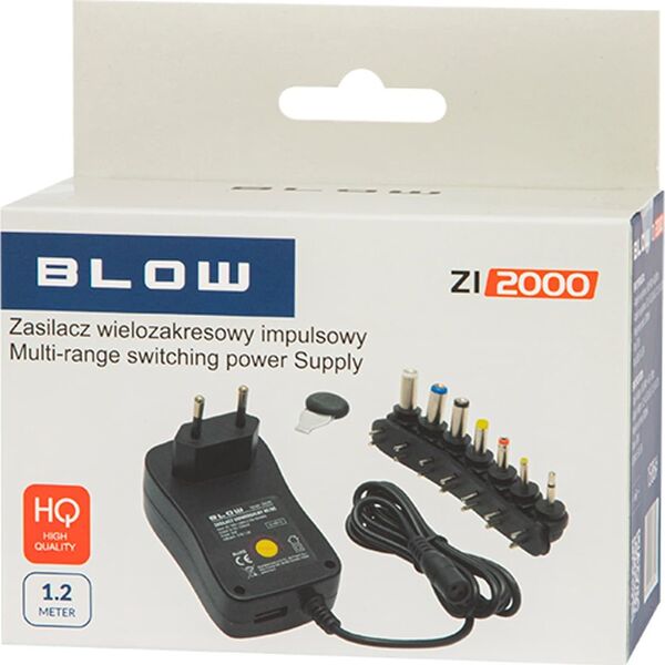 Zasilacz Blow 1586# Zasilacz wielozakresowy impulsowy zi2000 13645104 5900804081852