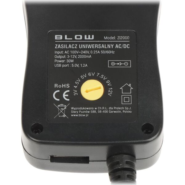 Zasilacz Blow 1586# Zasilacz wielozakresowy impulsowy zi2000 13645104 5900804081852