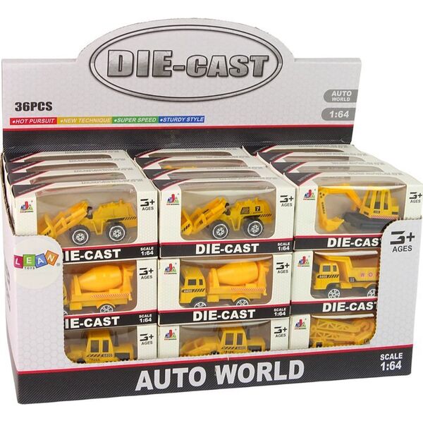 LeanToys Auto Pojazdy Budowlane Resorak Różne Rodzaje 13655748 5905323215030
