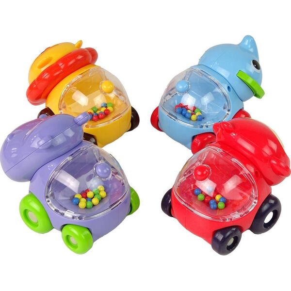 LeanToys Zestaw Kolorowych Pojazdów Zwierzęta z Kuleczkami 13655790 5905323216921