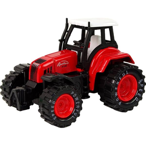 LeanToys Traktor Ciągnik Resorak Metalowy z Napędem 13655826 5905515359689