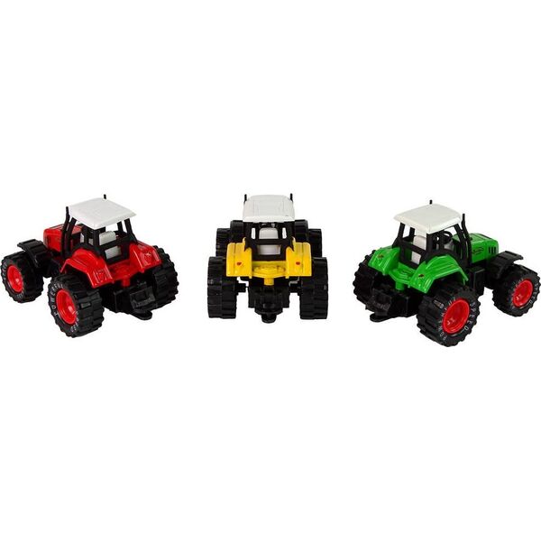 LeanToys Traktor Ciągnik Resorak Metalowy z Napędem 13655826 5905515359689