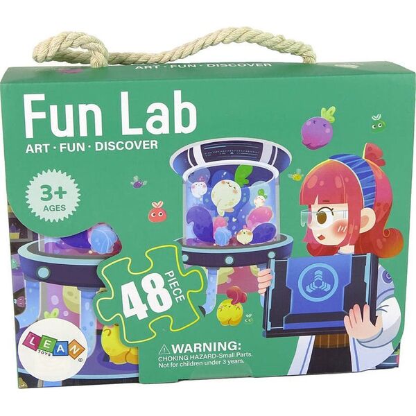 LeanToys Puzzle Dla Dzieci Układanka Laboratorium 48 elem. 13655836 5905679070567
