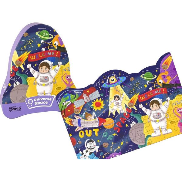 LeanToys Puzzle Kosmos Ufo Planety 48 Elementów 13655859 5905679074503