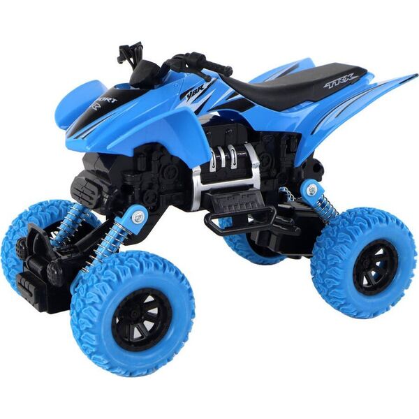 LeanToys Pojazd Terenowy Pchacz Quad XC Gumowe Koła Niebieski 13655905 5905679078037