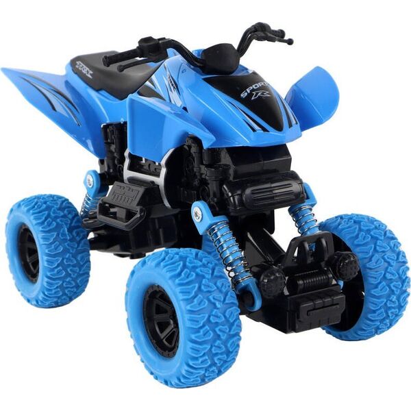 LeanToys Pojazd Terenowy Pchacz Quad XC Gumowe Koła Niebieski 13655905 5905679078037