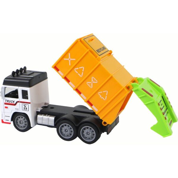 LeanToys Auto Śmieciarka Ciężarówka Przyczepa 2 Kolory 13655907 5905679078303