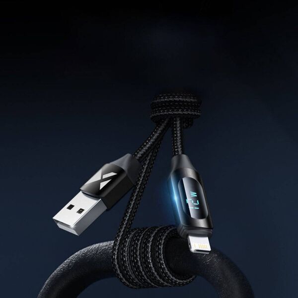 Kabel USB Wozinsky USB-A - Lightning 2 m Czarny (1022013) 13666888 5907769308468