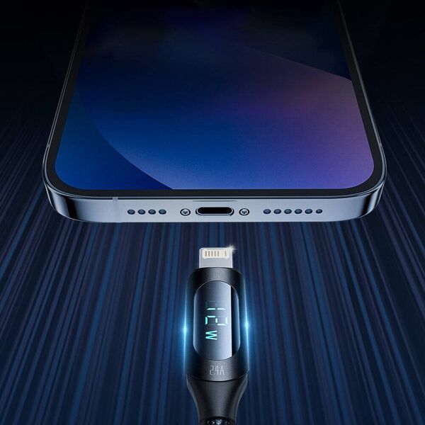 Kabel USB Wozinsky USB-A - Lightning 2 m Czarny (1022013) 13666888 5907769308468