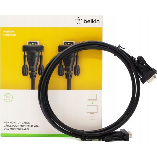 Kabel Belkin Belkin Kabel video VGA FullHD, 1.8 m 13671383 745883713509