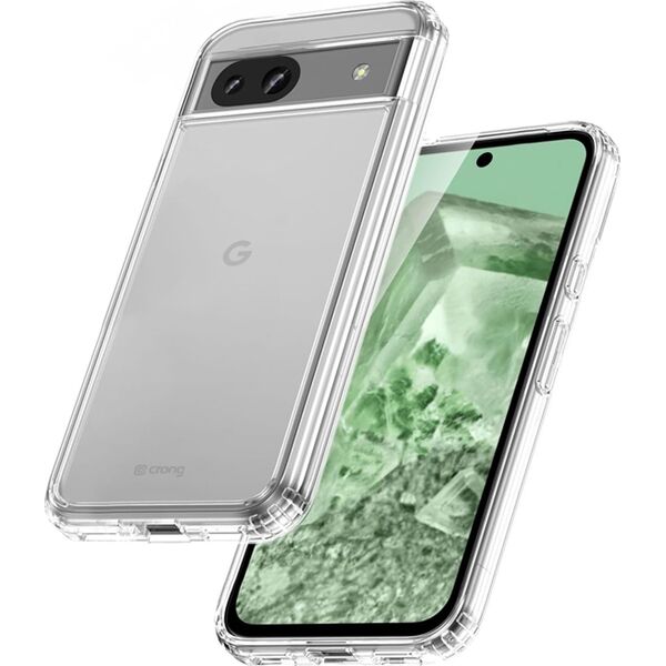 Crong Crong Crystal Shield Cover - Etui Google Pixel 8A (przezroczysty) 13673080 5904310704687
