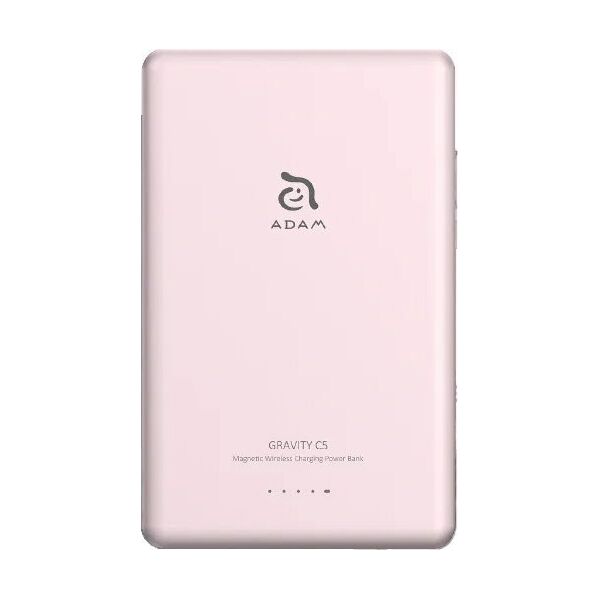Powerbank Adam Elements Adam Elements Gravity C5 - magnetyczny powerbank bezprzewodowy 5000 mAh różowy - Gwarancja bezpieczeństwa. Proste raty. Bezpłatna wysyłka od 170 zł. 13673460 4710343473817