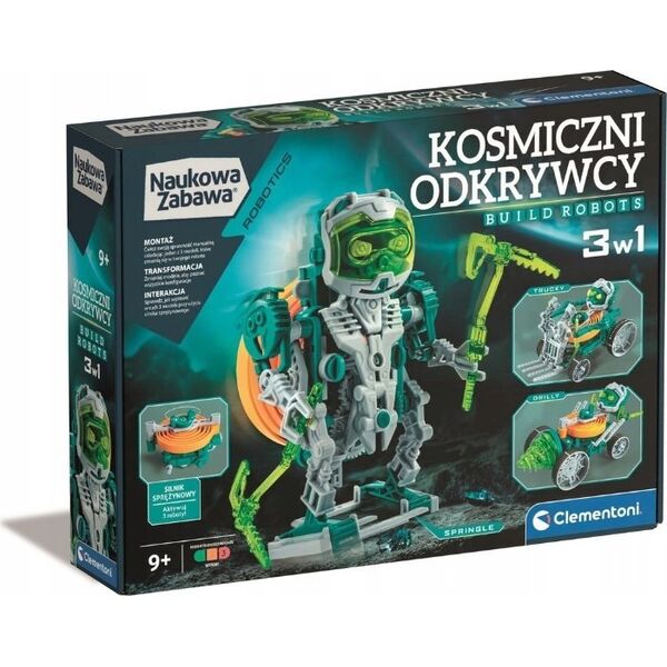 Clementoni ZEST KREAT KOSMICZNI ODKRYWCY CLM PUD 13673716 8005125508730