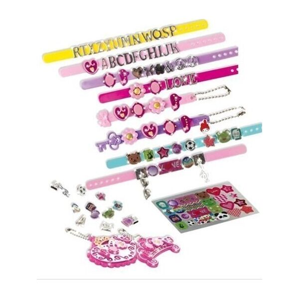 LeanToys Zestaw do Biżuterii Bransoletek Zawieszek Literki DIY 13674462 5905214972738