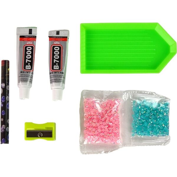 LeanToys Zestaw Kreatywny DIY Diamentowy Renifer DIY Kryształki Brelok 3D Różowy 13674531 5905323212473