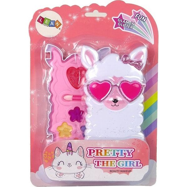 LeanToys Zestaw Piękności Do Makijażu Błyszczyki Różowa Lama 13674563 5905323214194