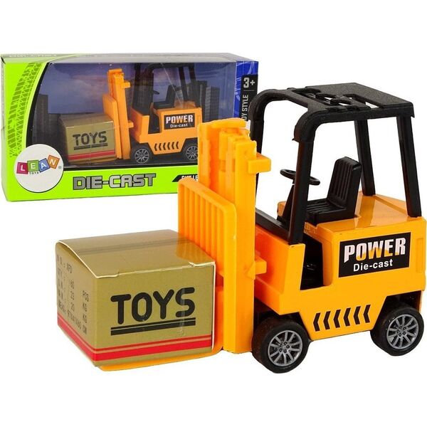 LeanToys Wózek Widłowy Napęd Frykcyjny Pomarańczowy 13674598 5905323215146