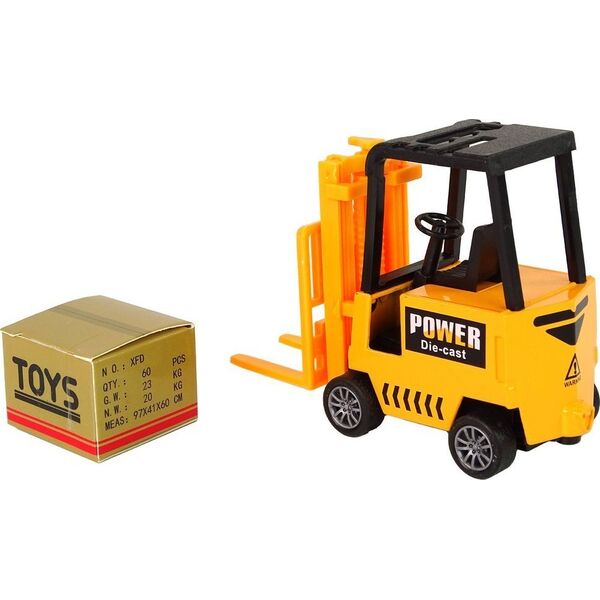 LeanToys Wózek Widłowy Napęd Frykcyjny Pomarańczowy 13674598 5905323215146