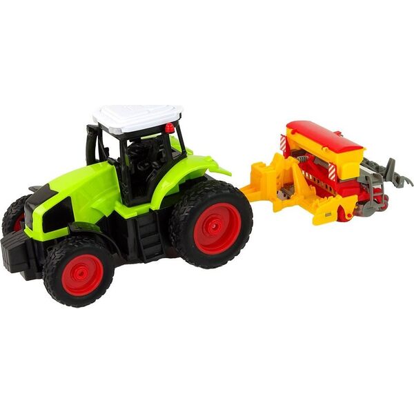 LeanToys Pojazd Rolniczy Traktor Z Prasą R/C 1:16 Zielony 13674723 5905515352802