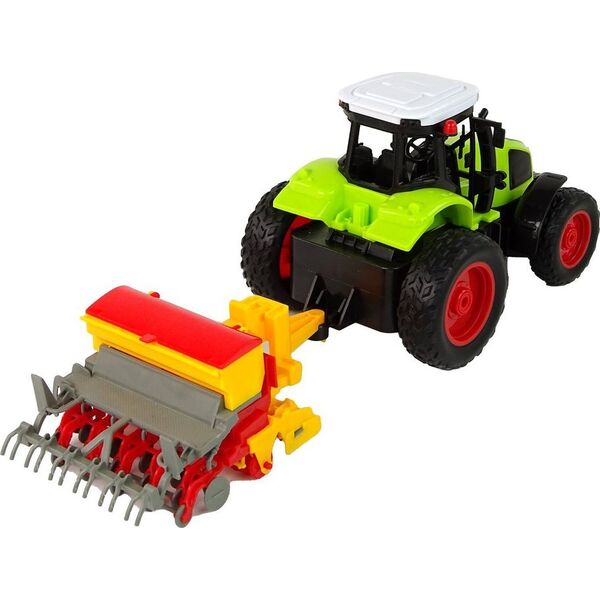 LeanToys Pojazd Rolniczy Traktor Z Prasą R/C 1:16 Zielony 13674723 5905515352802