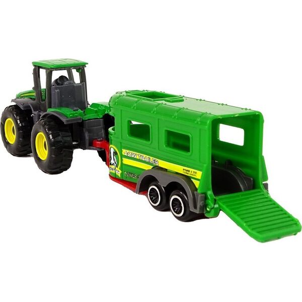 LeanToys Traktor z Przyczepą Zielony 13674726 5905515352901