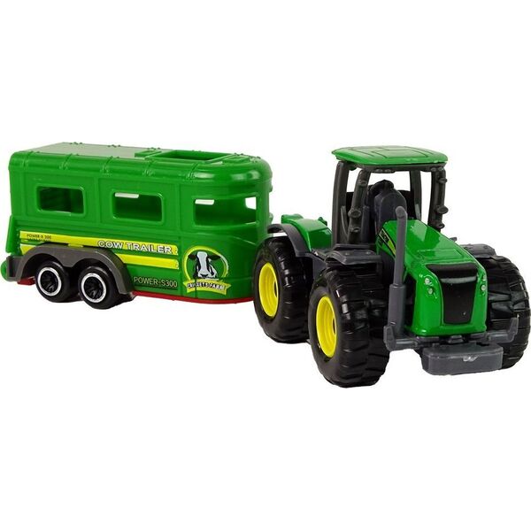 LeanToys Traktor z Przyczepą Zielony 13674726 5905515352901