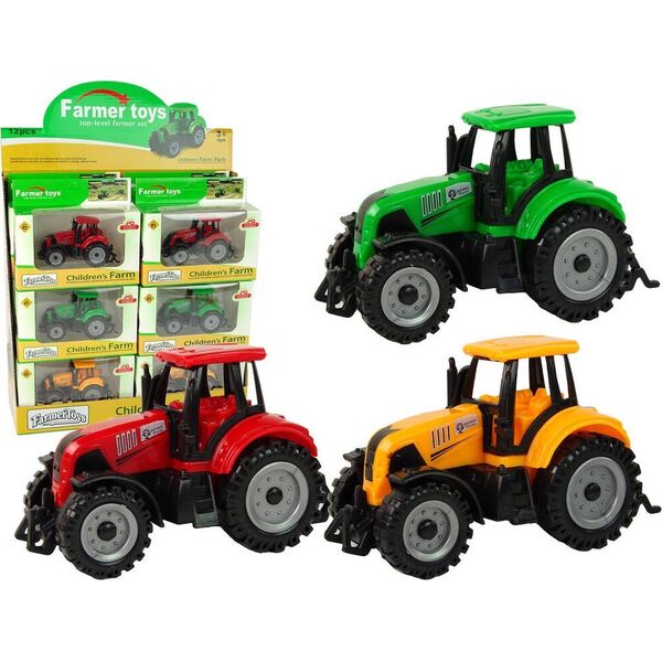 LeanToys Pojazd Rolniczy Traktor Farma Duże Koła 3 Kolory 13674744 5905515353175