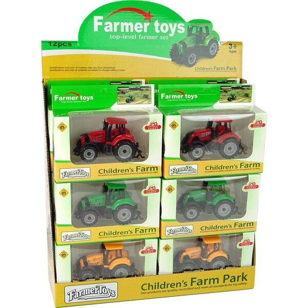 LeanToys Pojazd Rolniczy Traktor Farma Duże Koła 3 Kolory 13674744 5905515353175