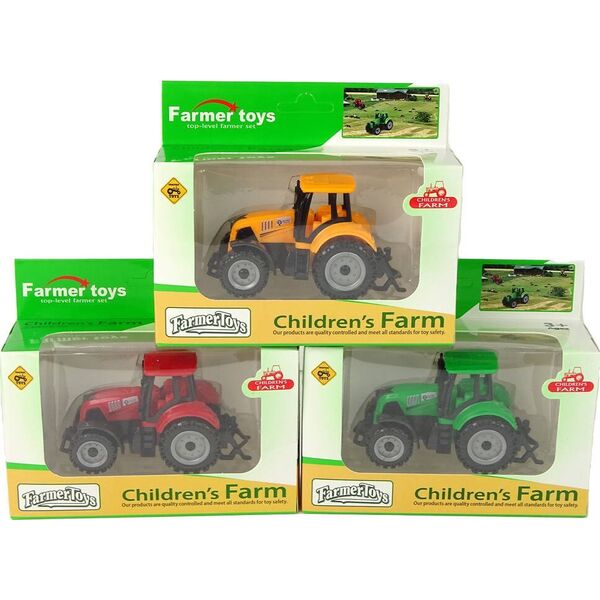 LeanToys Pojazd Rolniczy Traktor Farma Duże Koła 3 Kolory 13674744 5905515353175