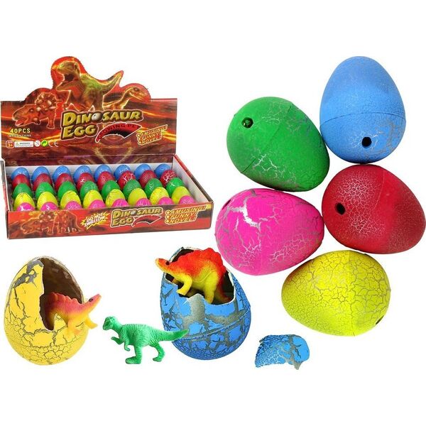 LeanToys Wykluwające się Magiczne Jajko Dinozaura Rosnące 4 cm Kolory 13674753 5905515353656