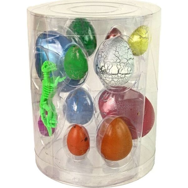 LeanToys Rosnące Jajo Dinozaura 12szt. Różne Rozmiary 13674764 5905515353779